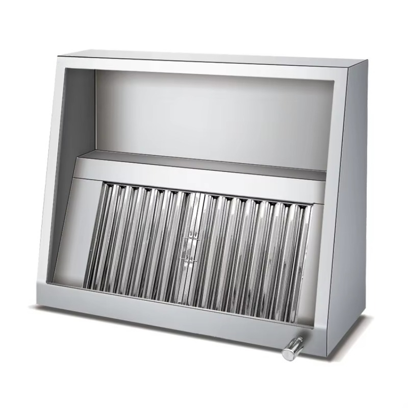 Commercial Exhaust Hood - Commerciële RVS keukenafzuigkap op maat 21m/min